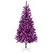 Homegear Christmas 6 Foot Purple Christmas Tree - Artificial Xmas