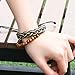 Wrap Bead Tribal Leather Woven Stretch Bracelet - 2 Pcs Boho Hemp Linen String Bracelet for Men Women Girls …