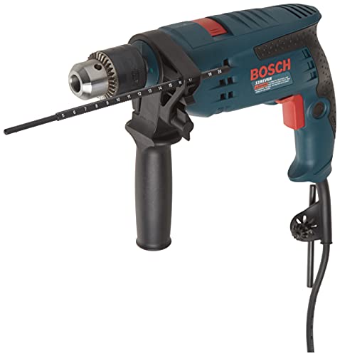 bosch 1191vsrk taladro de percusión de una velocidad de 120 voltios y 1/2 pulgada, azul