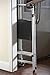 COSCO 2 Step Lite Solutions Folding Step Stool, Aluminum/Black