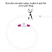 Led Dog Collar, BSEEN USB Rechargeable Flash Dog Necklace Light, Pet Safety Collar Makes Your Beloved Dogs Be Seen at Night for Small Medium Large Dogs(Pink)