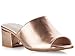 ROF Women's Slip On Open Toe Mule Slip On Blocked Heel Sandals