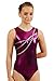 TumbleWear Big Girl's Sophia Ruby Mystique Leotard