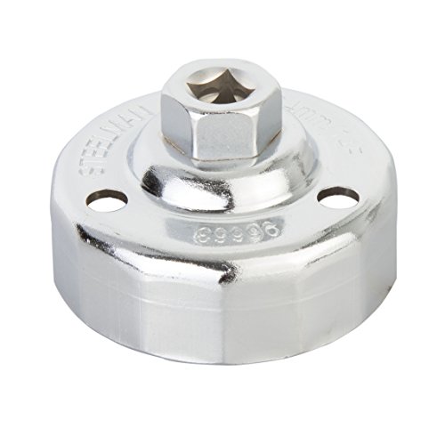 Steelman 64mm x 14 Flute Oil Filter Cap Wrench, 3-8 inch Drive, Low-Profile Design for Confined Space