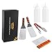 VIPITH 6 Piece Professional Grade Stainless Steel BBQ Grill and Griddle Spatulas Tool Kit Great for Grill Griddle Flat (2 Spatulas, 1 Chopper Scrapper, 1 Kitchen Tongs, 2 Condiment Bottles) primary