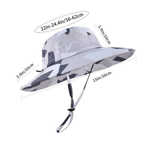 Sun Hats for Men Women Fishing Hat UPF 50+ Breathable Wide Brim Summer UV Protection Hat