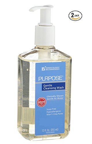 Purpose Gentle Cleansing Wash, 6-Ounce Pump Bottle (Pack of 2)