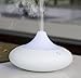 ZAQ Essential Oil Diffuser Gem Blue LiteMist Aromatherapy 230 ML Capactiy, White