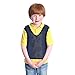 Fun and Function – Pressure Mesh Vest for Kids & Teens – Compression Vest for Kids with Sensory Issues – Navy Blue – X-Small