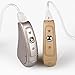 Otofonix Apex Hearing Aid for Seniors & Adults, Noise Canceling, Mini - Virtually Invisible, USA Phone Support (Left, Grey)