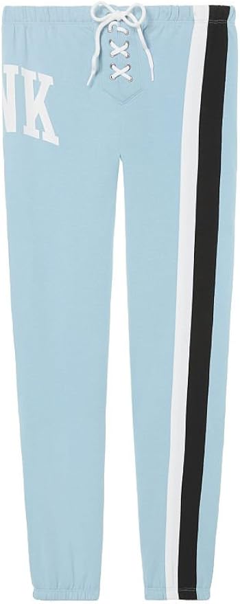 pink leather lace up pants