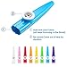 Blulu 24 Pieces Plastic Kazoos 8 Colorful Kazoo Musical Instrument, Good Companion for Guitar, Ukulele, Violin, Piano Keyboard, Gift for Christmas Gifts Party Favors