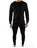 Shahin 2 PCS Mens USA Classic Design Waffle Knit Thermal Underwear Sets Long Jhon