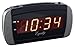 Equity by La Crosse 30240 Super Loud LED Alarm Clock,Black/Silver