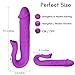 G-Spot Rabbit Vibrator Tongue Licking Clitoris Stimulator with 3 Rotating Modes and 9 Vibrating Modes Dildo Vibrators for Vagina Clit Stimulation USB Rechargeable Sex Toy for Women Couple