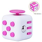 Fidget Cube Prime and Rubber Protective Cover - Relieve Stress, Anxiety, ADD, ADHD, Autism and Boredom for Work, School, Class - Focus Gift Toy for Children and Adults
