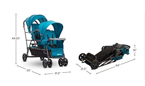 5 Joovy+Caboose+Graphite+Triple+Stroller