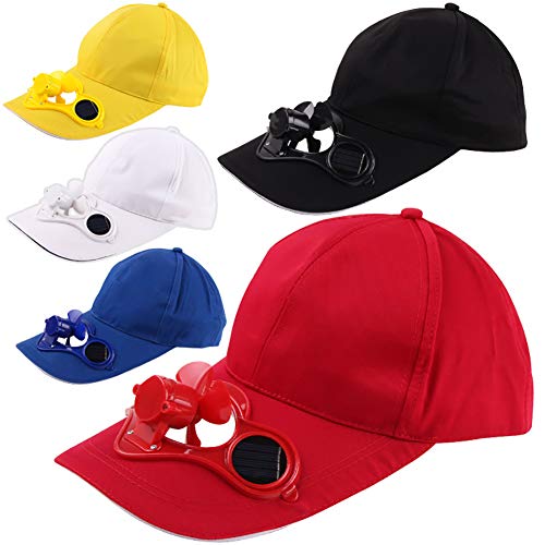 Solar Power Fan Cap Maserfaliw Unisex Outdoor Fishing Baseball Cap with Solar Power Cool Fan Casual Beach Hat - Black, Home Life, Office, Holiday Gifts. - Thumbnail 3