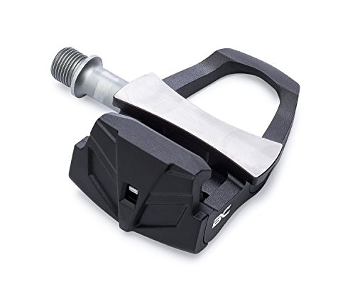 BC Bicycle Company Watt 2.0 Clipless Road Bike Pedals – Includes SPD-SL Compatible Cleats