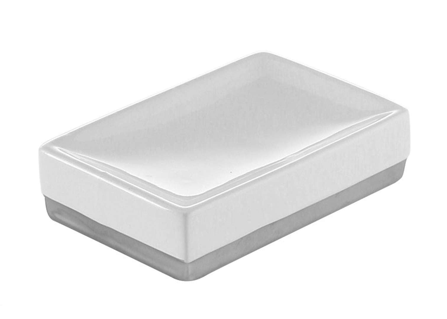 Gedy Lucy Soap Dish Ceramic White 8.2X12X3