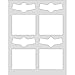 Beer Bottle with Neck Labels for 20 Beer Bottles, 3.5 x 4.75 inches (Vinyl Weatherproof White)