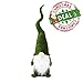 ITOMTE Swedish Gnome - Christmas Tomte Decoration - Scandinavian Elf - Plush Birthday Present - Home Ornaments Table Decor - 16Inches Green