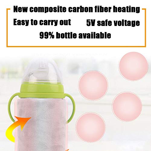 image for Semme Bottle Warmer Bag, USB Charging 42℃ Constant Temperature Contr