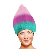 SecondSkin Troll Costume Wig - Fading Colors