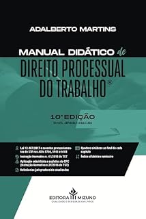 Livro Manual Didático de Direito Processual do Trabalho 10ª edição (2024)
