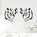 Sundlight Tiger Mask Wall Art Sticker for Kids Bedroom