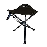 Suzeten Slacker Chair Folding Tripod Stool Lightweight Portable for Outdoor Camping Fishing Hiking Hungting and Beach