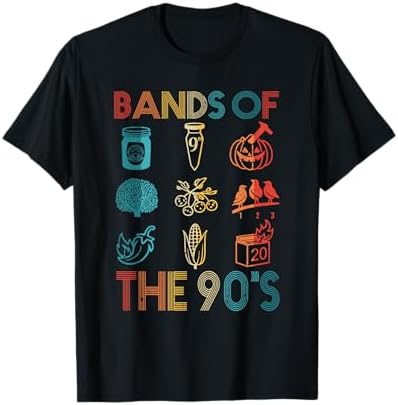 Amazon.com: Retro 1990s Bands - Music - 90s Music Lover T-Shirt