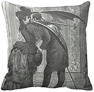 Vampire Kiss Victorian Gothic Decorative Pillow Case