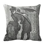 Vampire Kiss Victorian Gothic Decorative Pillow Case