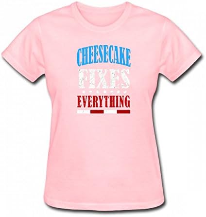 ZFTYOO Cheese Fixes Everything Fashion Tshirt 3D Printing T-Shirts Women Tee Pink