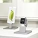 Twelve South HiRise Stand for Apple Watch, Silver | Metal Charging Dock for Apple Watch