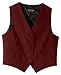 Ed Garments Women's Fully Lined V-Neck Economy Vest, BURGUNDY, Medium