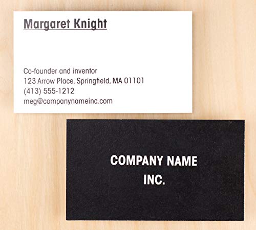 Buttonsmith Custom Premium Printed Business Cards - 3.5"x2" - Quantity 500 - Double-Sided, 110 lb Smooth Touch - Made in The USA - Thumbnail 2