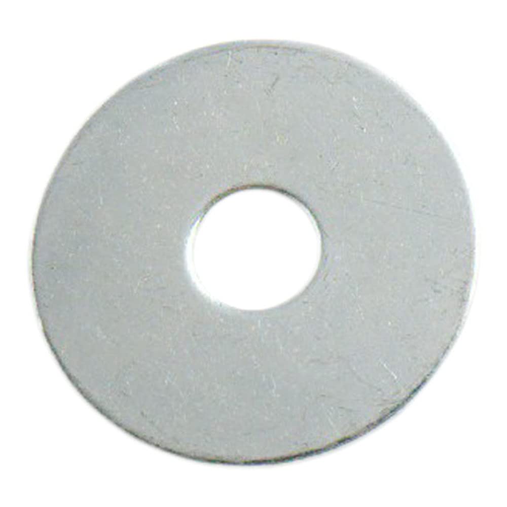 Merriway BH06115 (100 Pcs) Penny Repair Mudguard Fender Washer 25 mm Diameter x 6 mm Hole - Pack of 100 Pieces, Silver