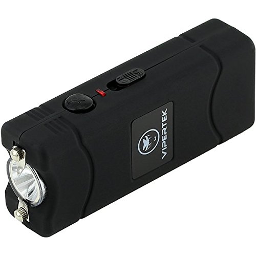 VIPERTEK VTS881 35 Billion Micro Stun Gun Rechargeable with LED Flashlight, Black Pricepulse