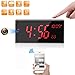 Hidden Camera -Spy Camera - WiFi Clock Camera 160 Degree Angle 33FT Night Vision with IR-Cut Support Motion Detcetion Multiple Use for Home/Office (Updated Version)