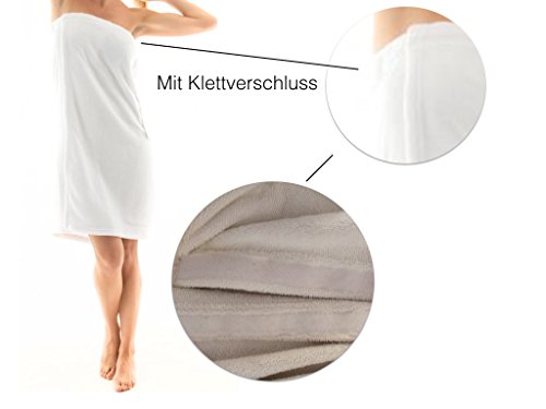 FakeFace Saunakilt Für Mädchen - Mit Klettverschluss & Schleife, Polyester, Größe 130-150 Cm