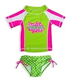Jump N' Splash Little Girls Rashguard Swimsuit Set
