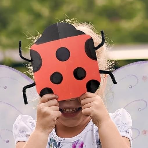Cheerland Ladybug Invitations Kids Birthday Party Floral Tea Theme Party Invites Girl Baby Shower Woodland Enchanted Forest Garden Party Decorations