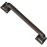 Adonai Hardware "Baara Brass Industrial Sliding Door Pull Handles (9" x 1 Pack, Oil Rubbed Bronze) for Vintage Wooden Barn Doors, Gates, Kitchen Cabinets, Furniture, Fences and Farmhouse