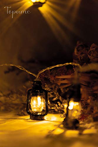 TopWan 20-Lights Lantern-Mini Kerosene String for Festival Christmas Halloween Party Wedding Decoration - Thumbnail 3