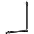 JUSMO LS04 Flexible Arm, Detachable 2-Section Magic Arm for Small Cameras, Lights and More