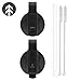 Straw Lid Fits Hydroflask Wide Mouth | Flip Lids Top Cap Straw Brush for Widemouth Sports Water (1 Lid, 1 Lid 2 Straws 1 Brush 1 Handle)