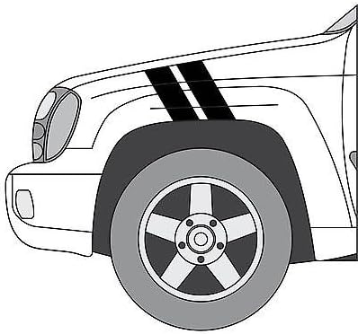 Chevy Trailblazer Hash Mark Stripes Grand Sport Fender Bar Decals