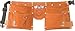 Born Tough KTB-01 10 Pocket Suede Leather Kids Tool Belt / Tool Apron, Brown